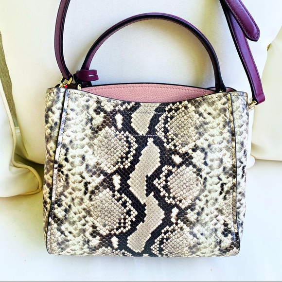 Kate Spade Fleur Embossed Small Top Handle Satchel - Picture 9 of 16